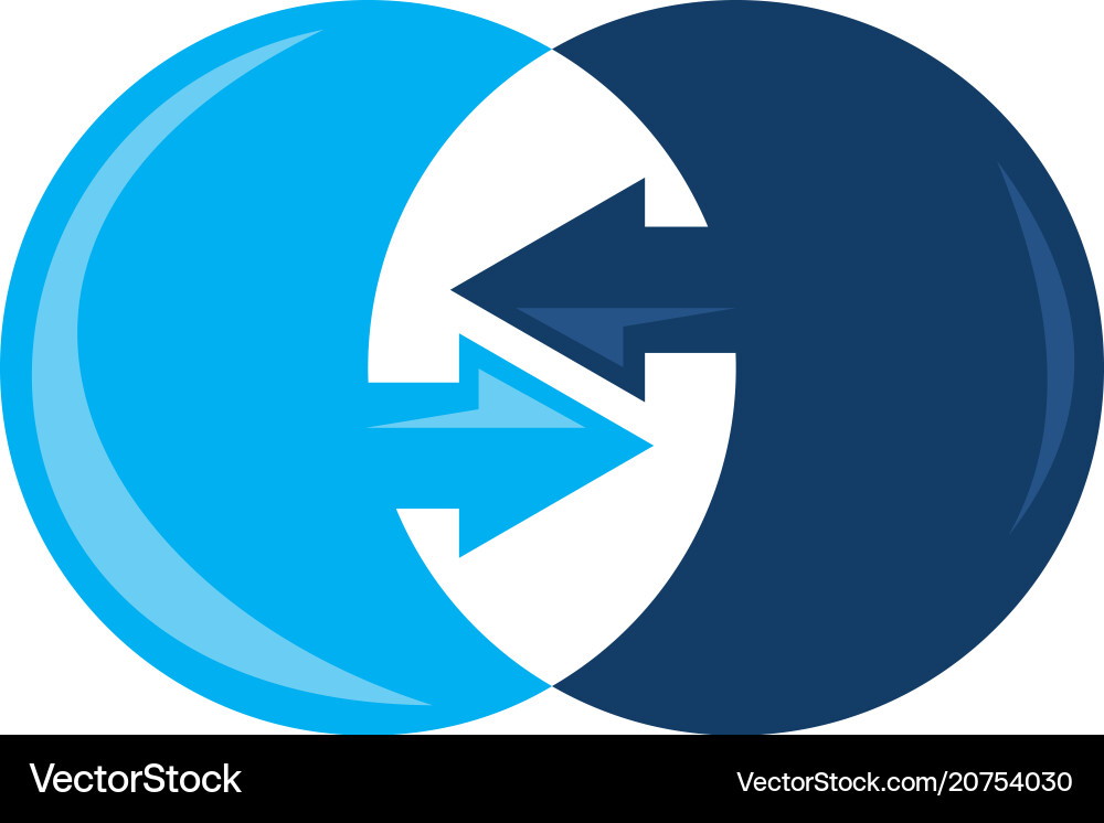 Signal input output vector image