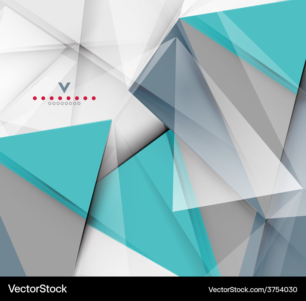 Triangular modern abstract background Vector Image