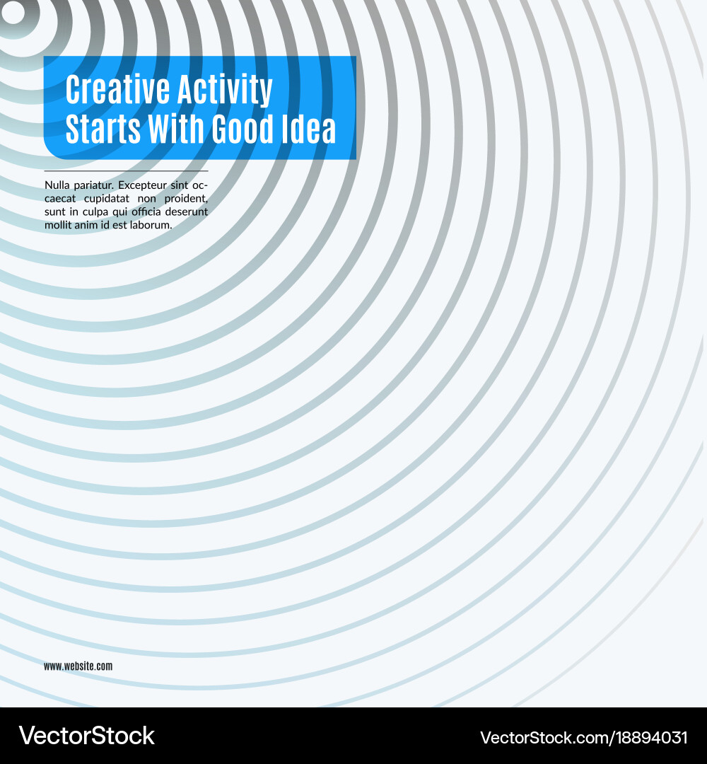 Abstract design elements for graphic layout Vector Image