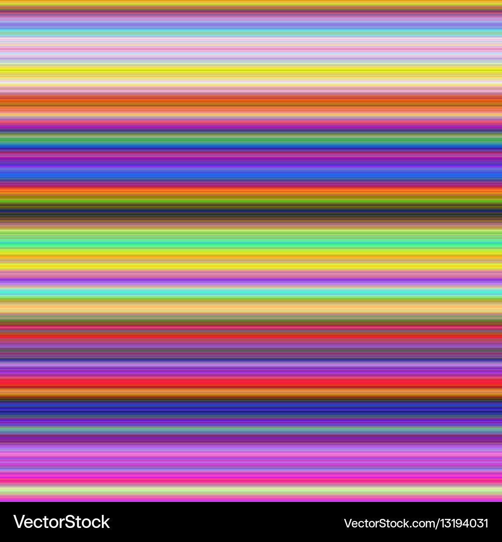 Colorful horizontal line pattern background vector image