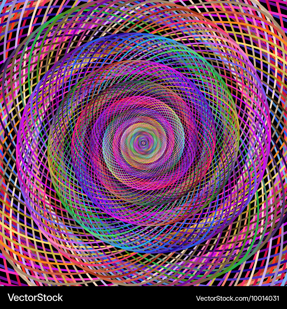 Fractal design patterned background vector image