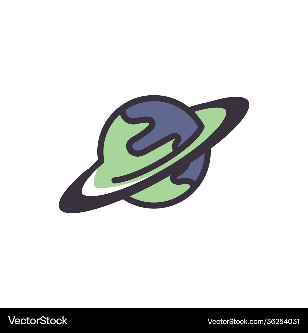 Kreativer Planet Logo Design Inspiration Kreativer Planet Logo Design Inspiration vektorbild