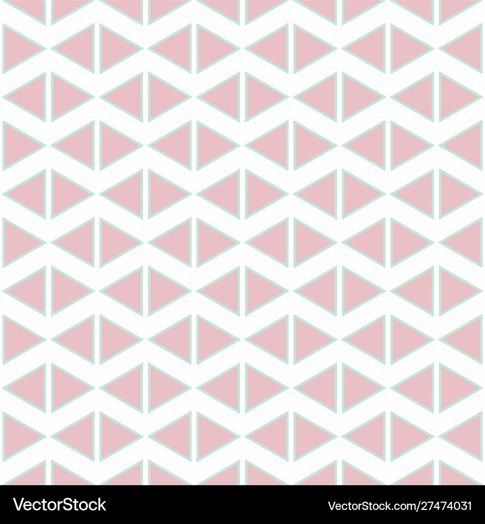 Pretty in pink tile repeat pattern print vector image