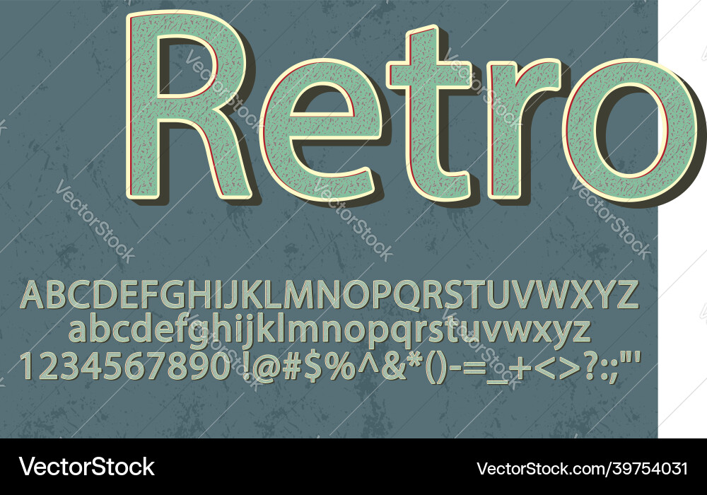 Retro script hand writing editable text effect vector image