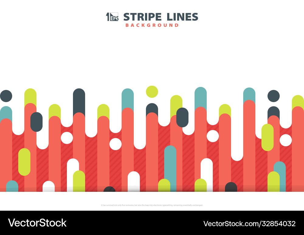 Abstract color round line pattern design artwork Abstract color round line pattern design artwork Vector Image