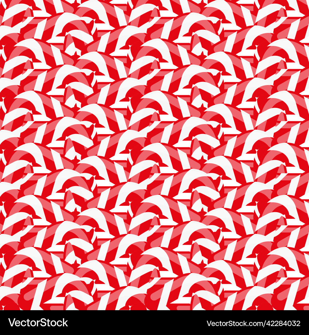 Abstract red stripe and curve seamless pattern Abstract red stripe and curve seamless pattern vector image