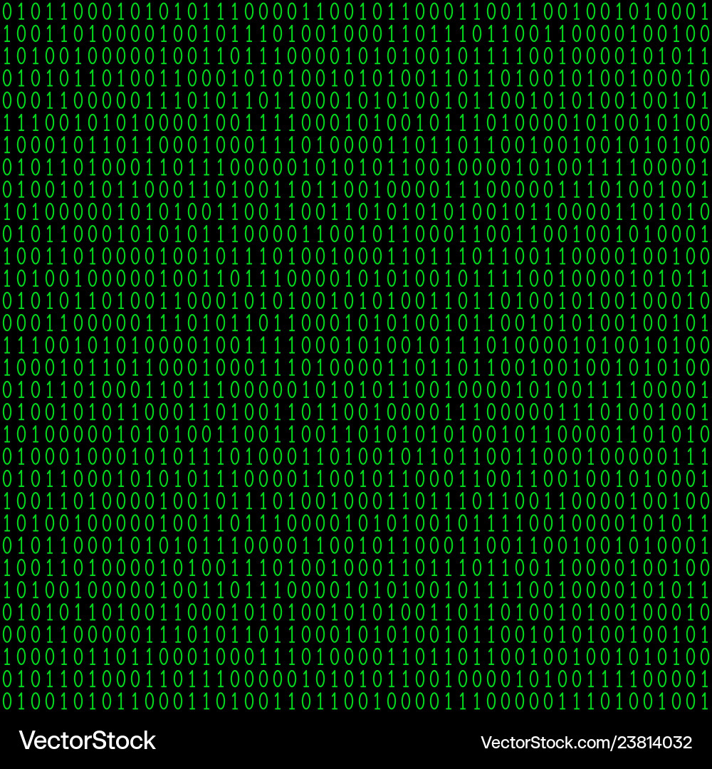 Binary code seamless pattern Binary code seamless pattern vector image