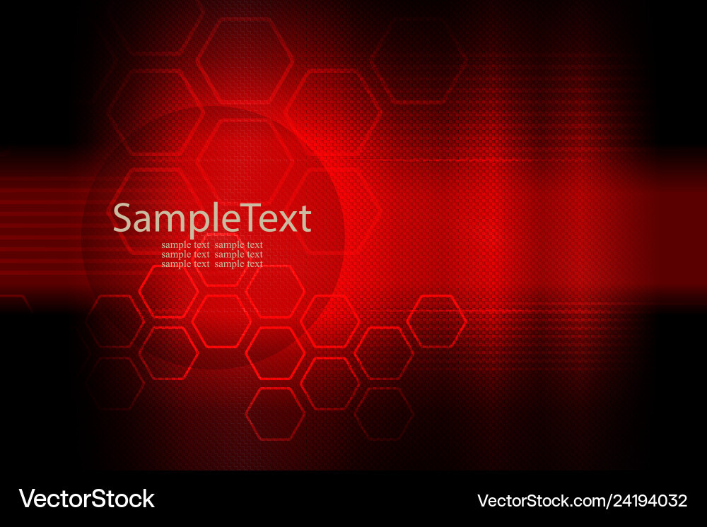 Geometric abstract background red shade vector image