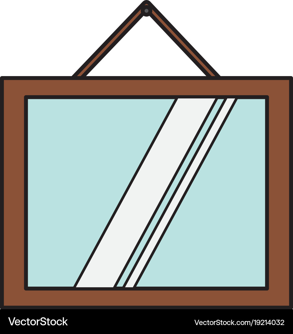 Isolated frame design vector image