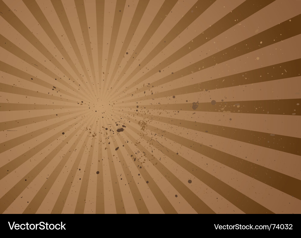 Retro Starburst Background Vector Image