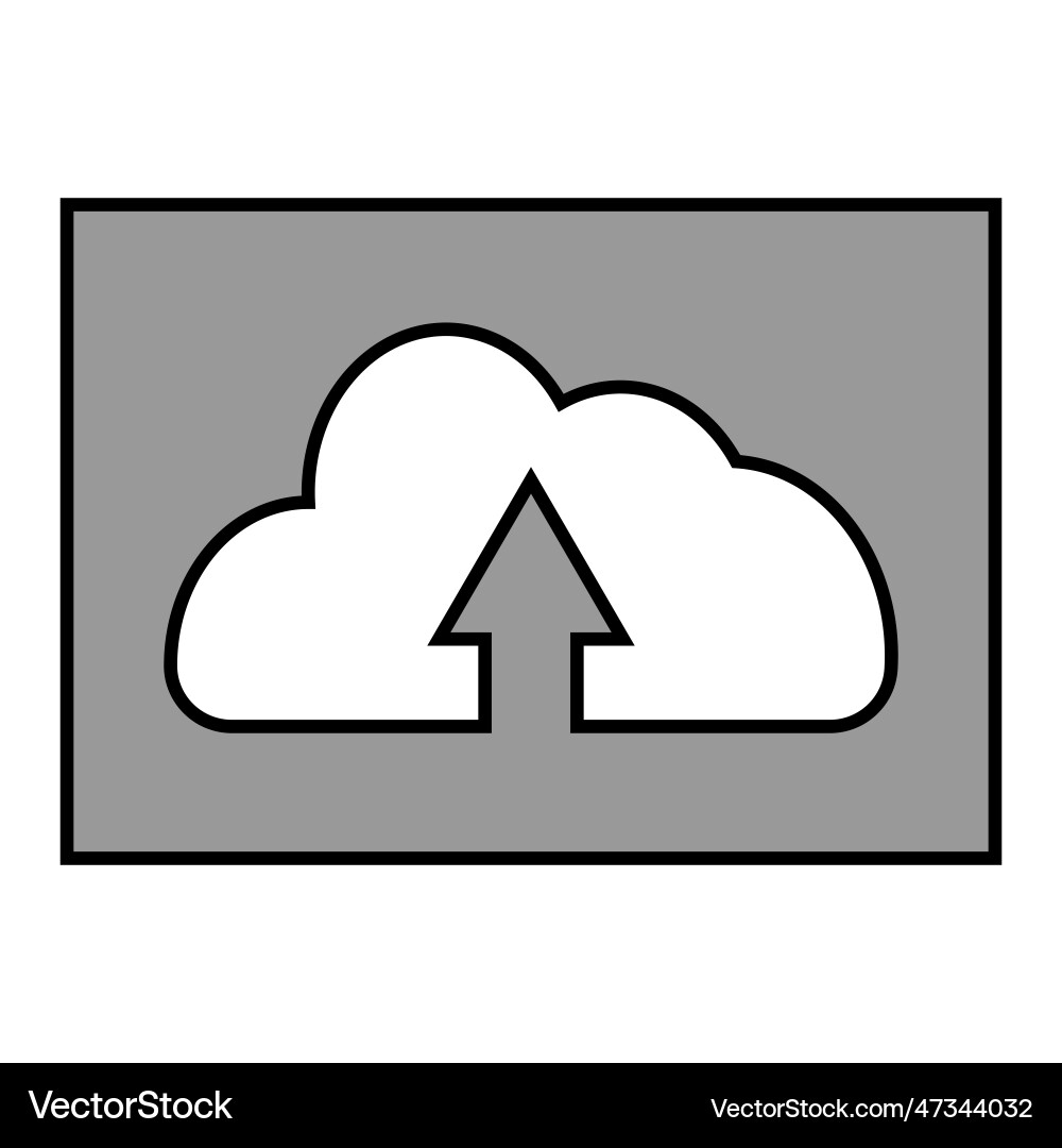 Upload icon design Vector Image