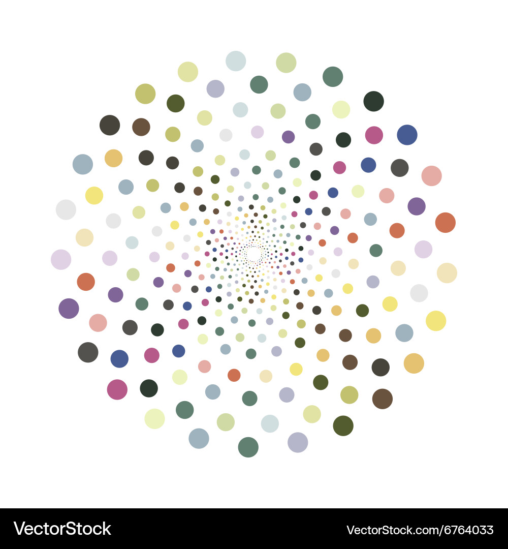 Abstract colorful shape design element Vector Image