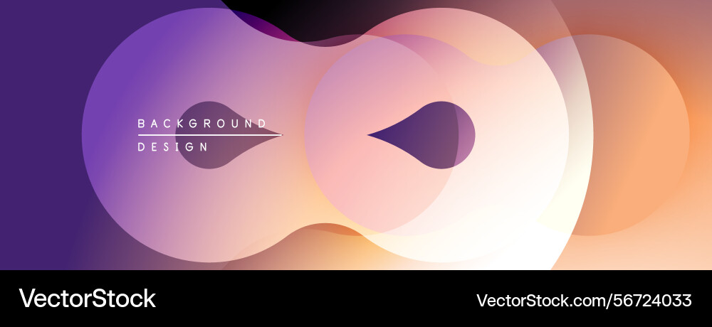 Abstract flowing shapes gradient colors soft Abstract flowing shapes gradient colors soft vector image