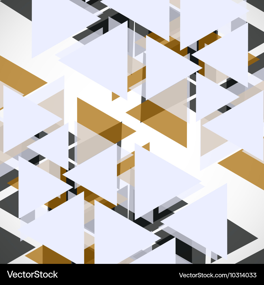 Geometric Triangle Pattern Background Vector Image