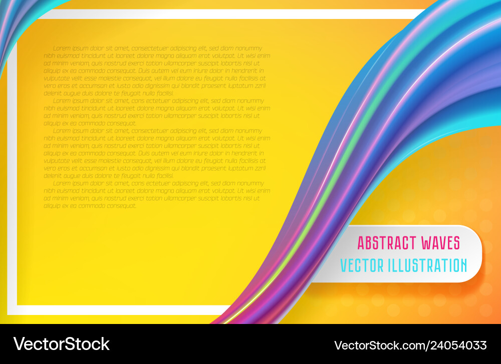 Modern abstract background with waves and lines Modern abstract background with waves and lines Vector Image