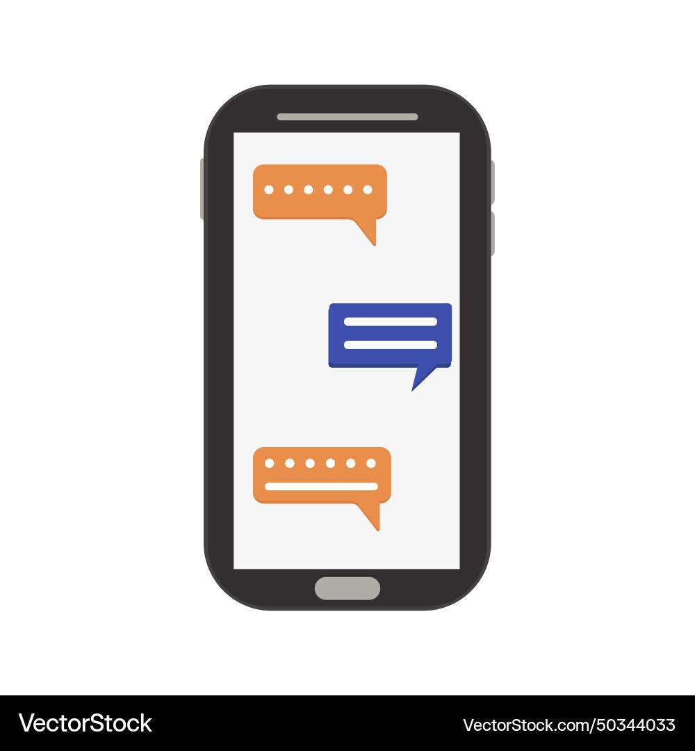 Speech bubble with notification new message Speech bubble with notification new message vector image