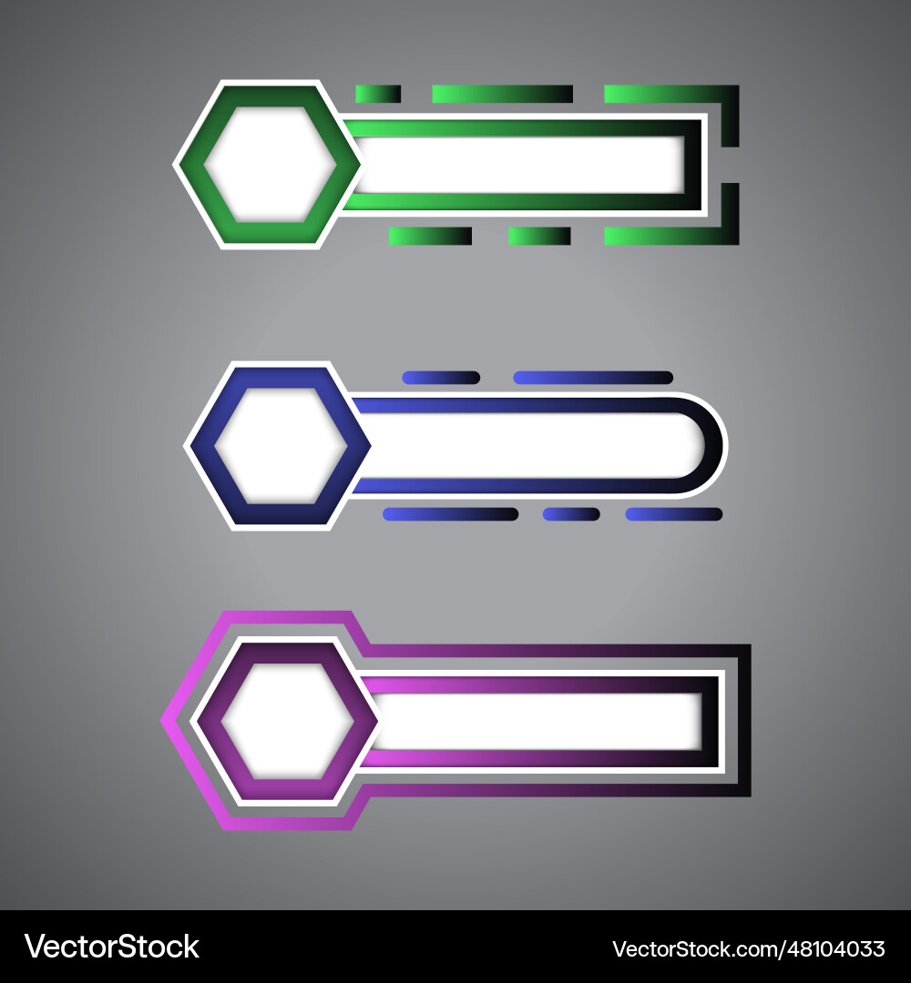 Text box frame set Text box frame set vector image