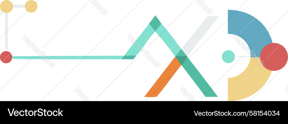 Data Flow Chart - Dynamic Graph Vector Image