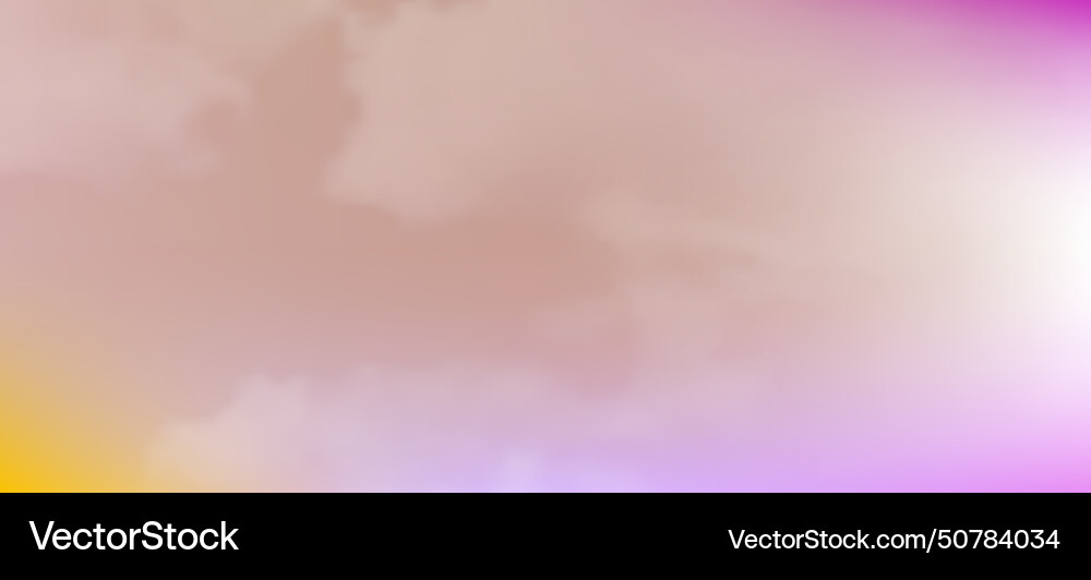 Modern colorful gradient background with clouds Modern colorful gradient background with clouds vector image