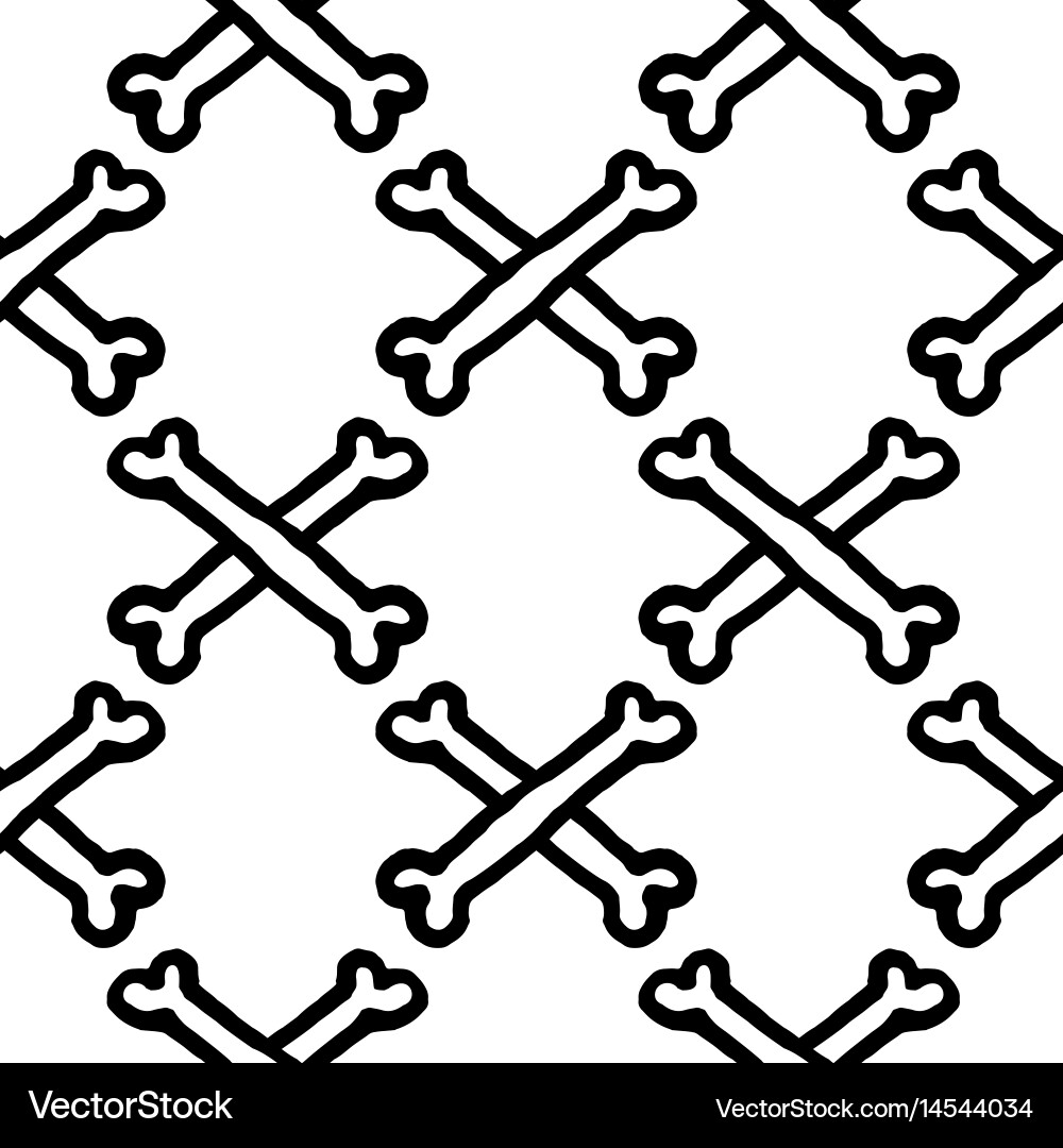 Skull with cross-bones vector image