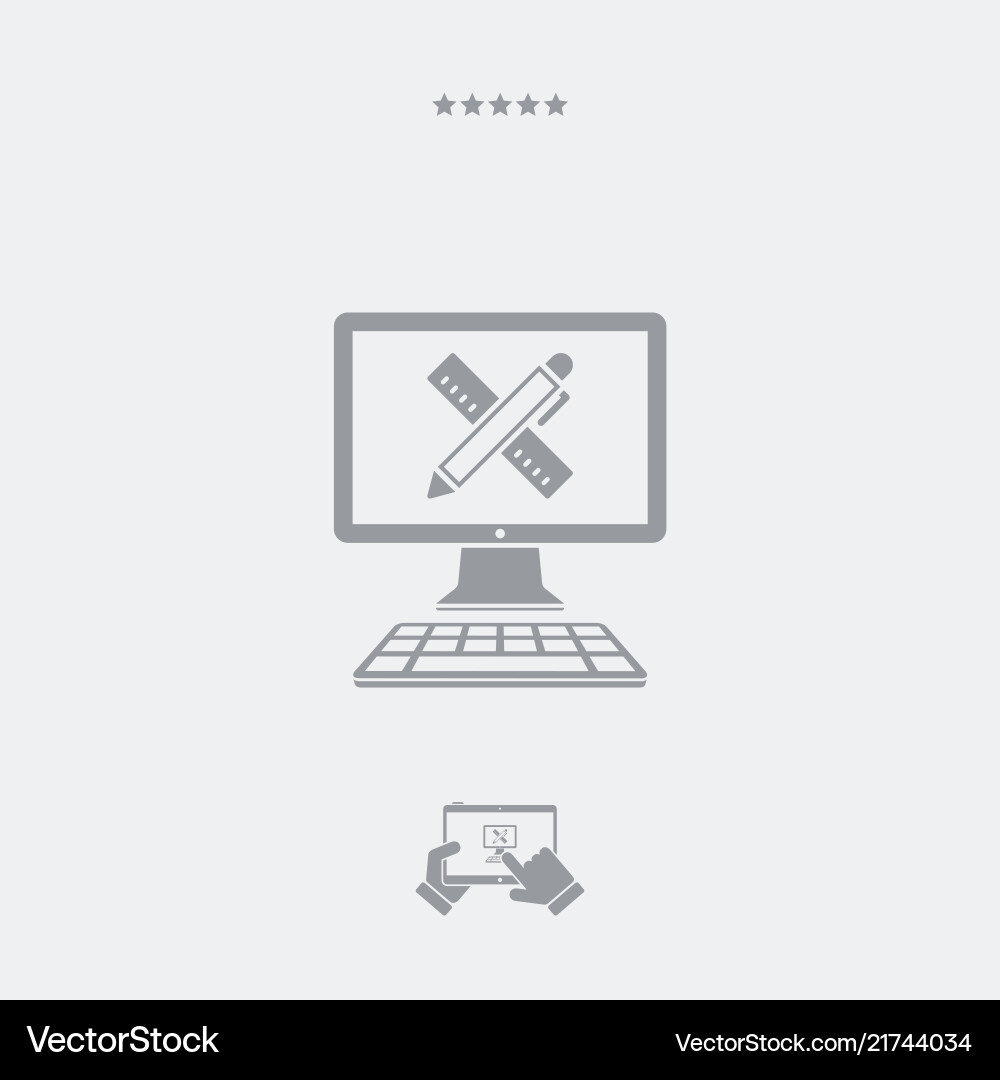 Software for project design Vector Image