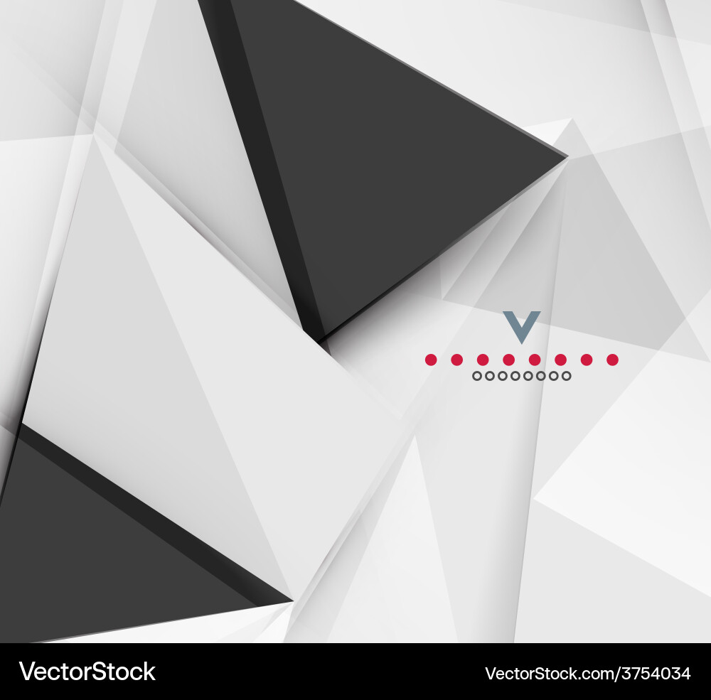 Triangular modern abstract background Vector Image