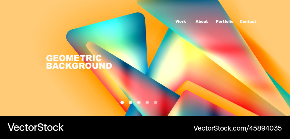 Bright colorful triangular shapes abstract Bright colorful triangular shapes abstract vector image