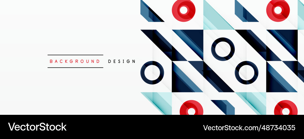 Circle minimal abstract background design Circle minimal abstract background design Vector Image