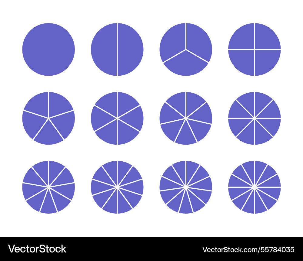 Circular chart round structure graph circle Circular chart round structure graph circle vector image