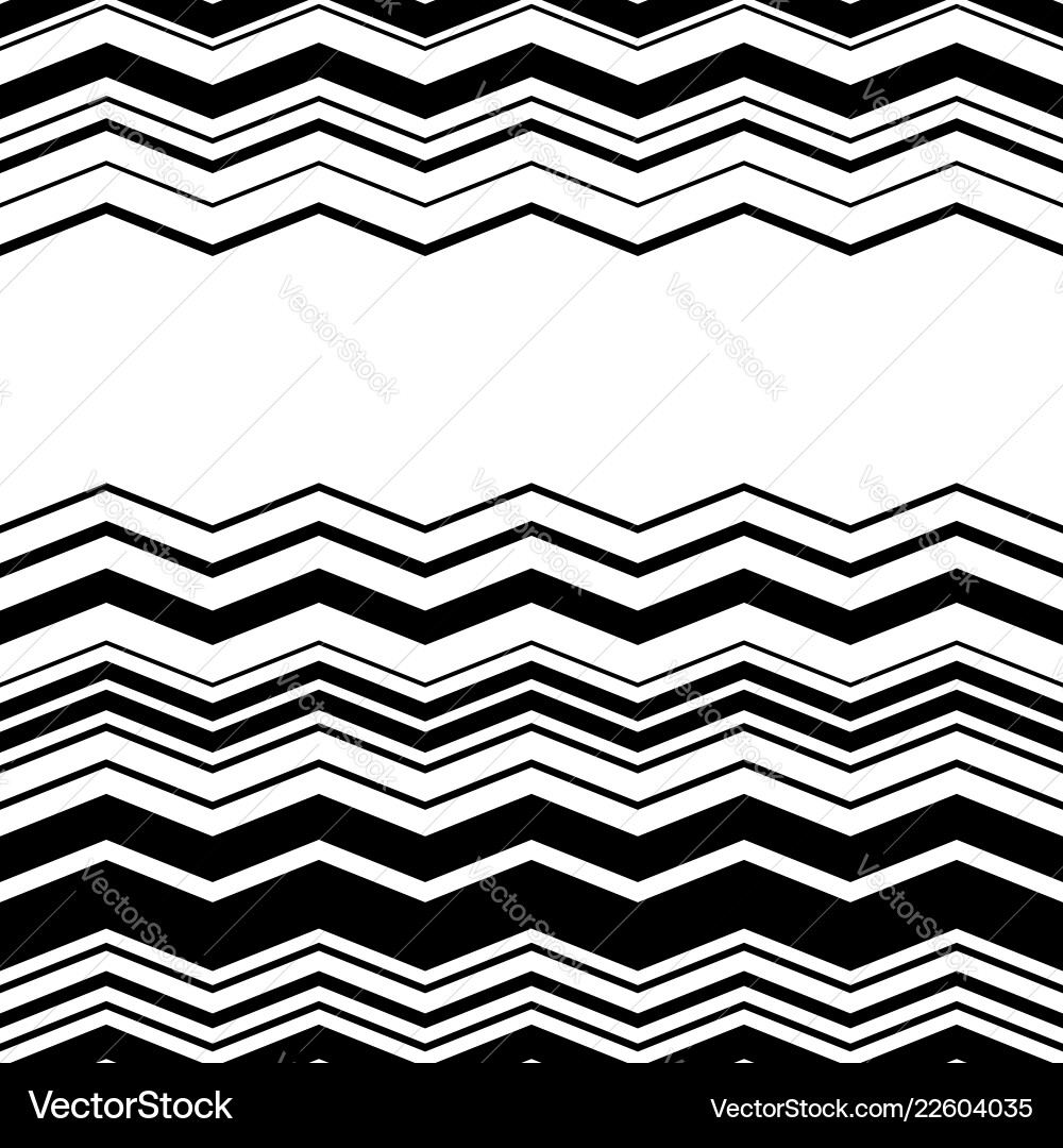 Wavy zig-zag horizontal parallel lines abstract Vector Image