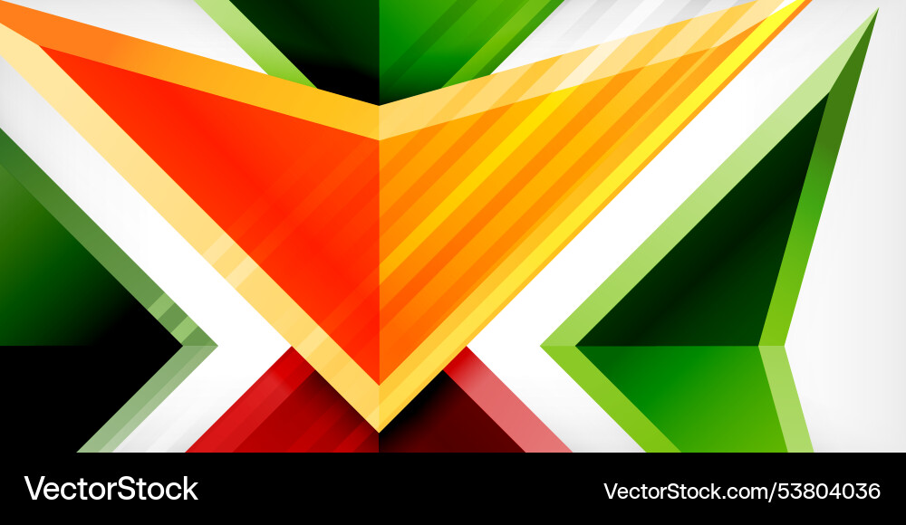 Abstract background color triangles and arrows Abstract background color triangles and arrows Vector Image