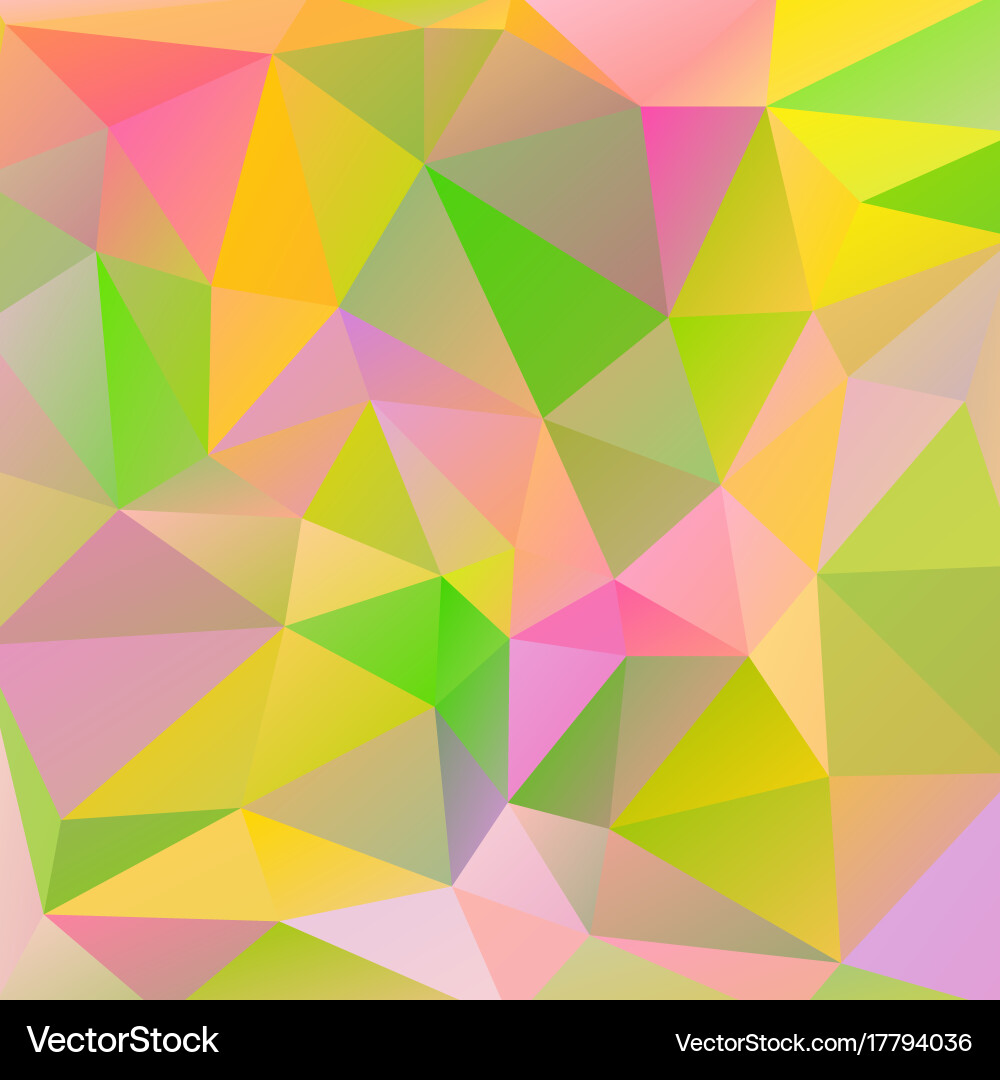 Abstract colorful background of triangles vector image
