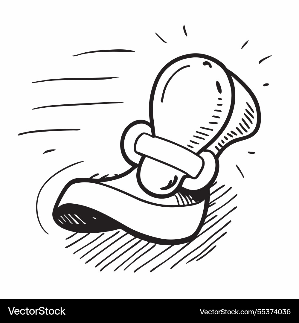 Flat design as pacifier icon with copy space Flat design as pacifier icon with copy space Vector Image