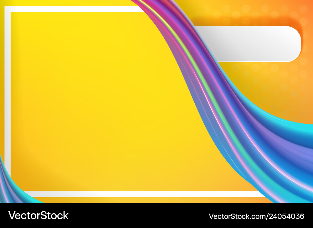 Modern abstract background with waves and lines vector image