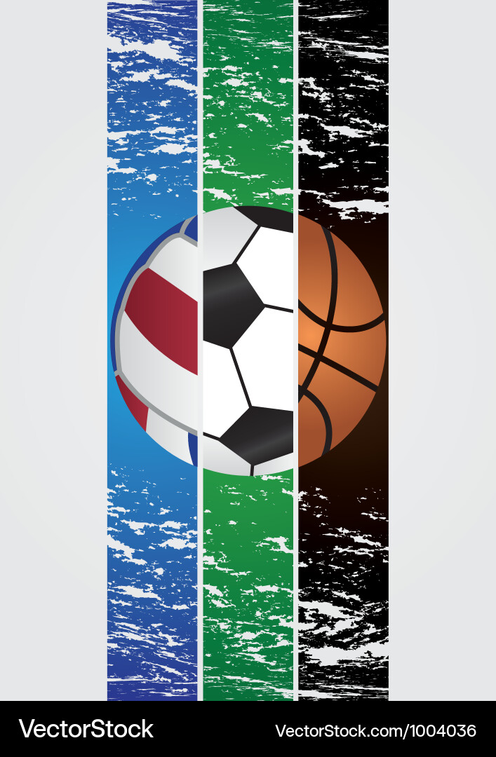 Multiple Balls on Texture Vector Image