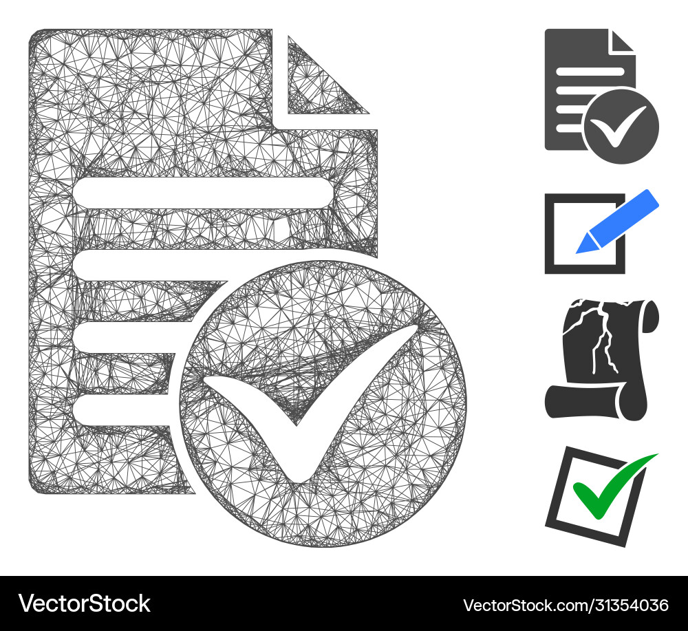 Test page web mesh Test page web mesh vector image