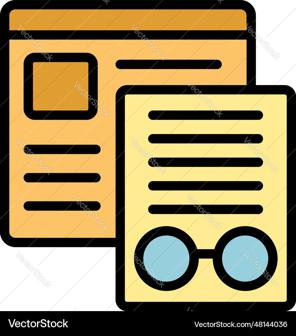 Web data icon flat Web data icon flat vector image