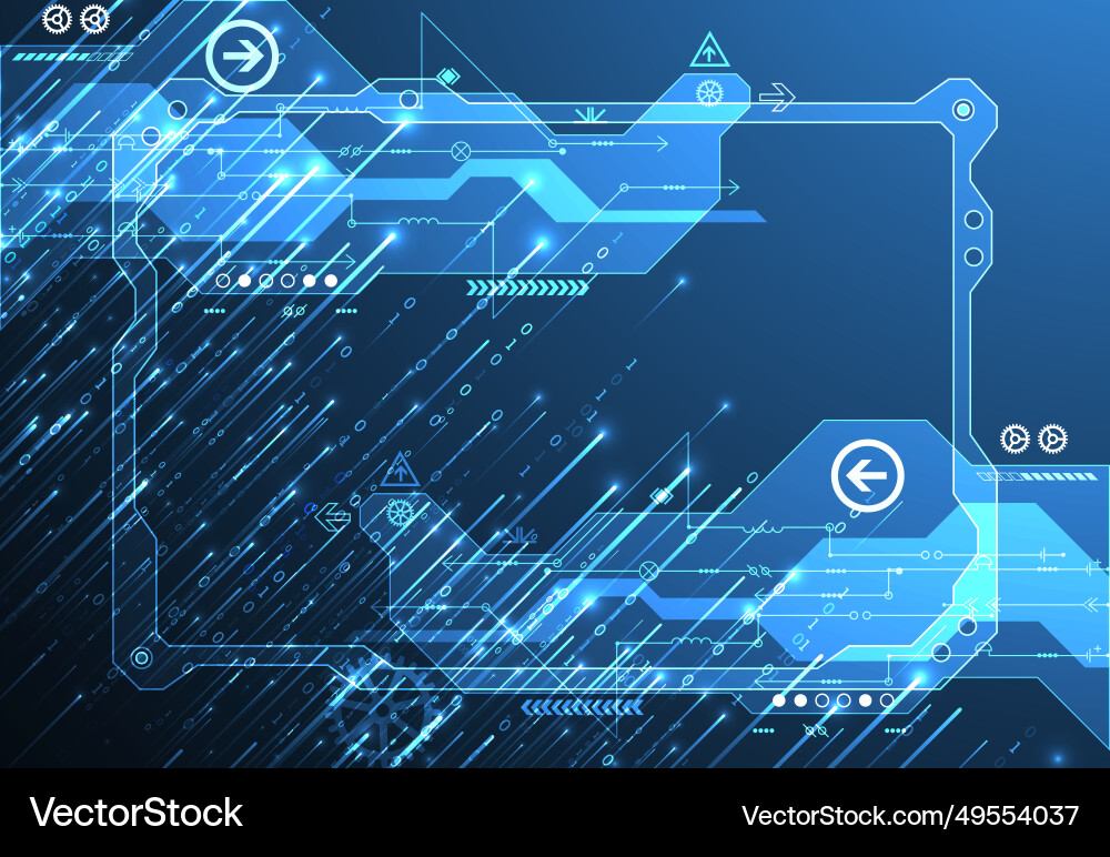 Abstract data gradient color background hand Abstract data gradient color background hand vector image