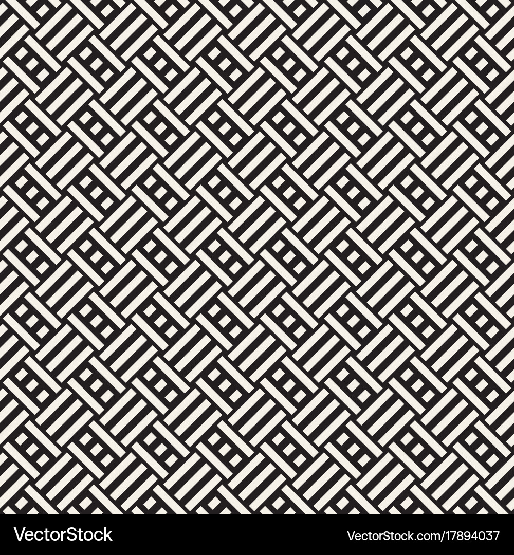 Abstract geometric pattern with stripes lattice vector image