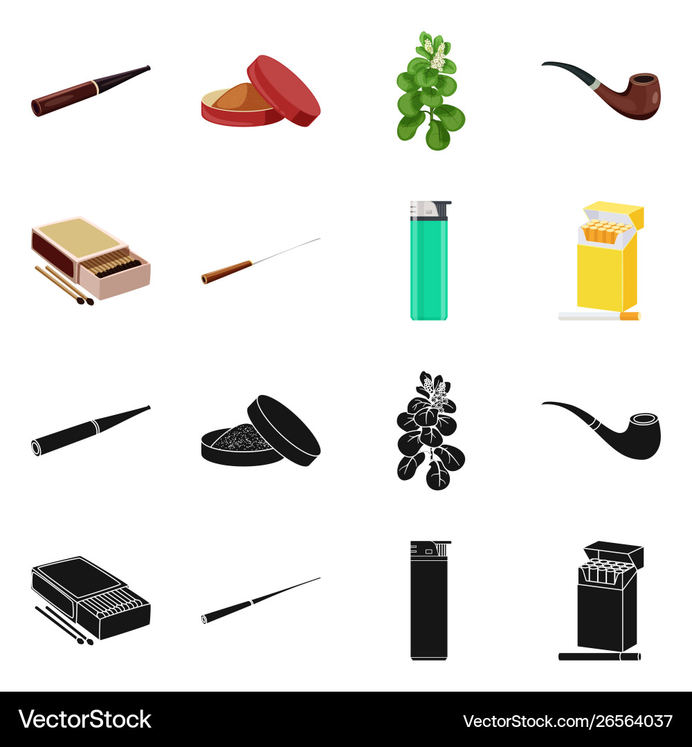 Design refuse and stop logo set Design refuse and stop logo set vector image