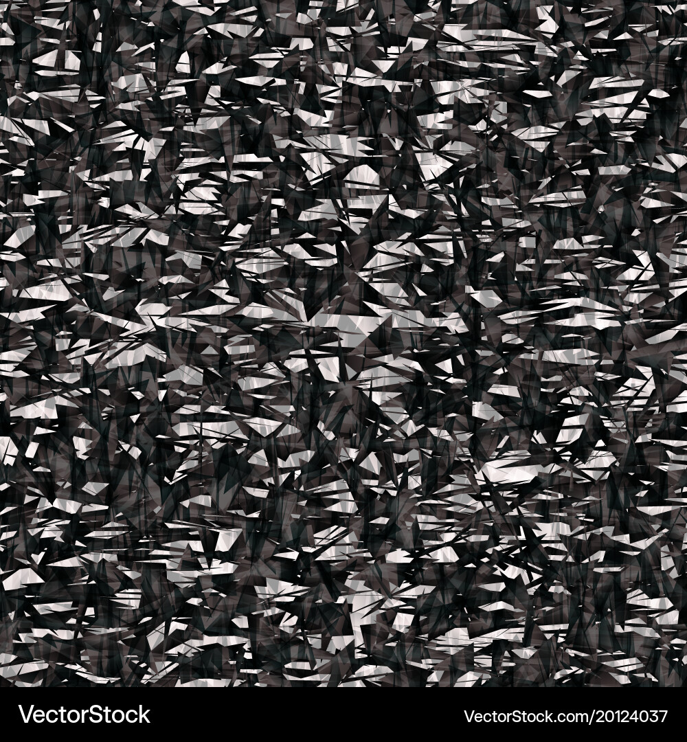 Fractured Geometry - Triangular Pattern vector image