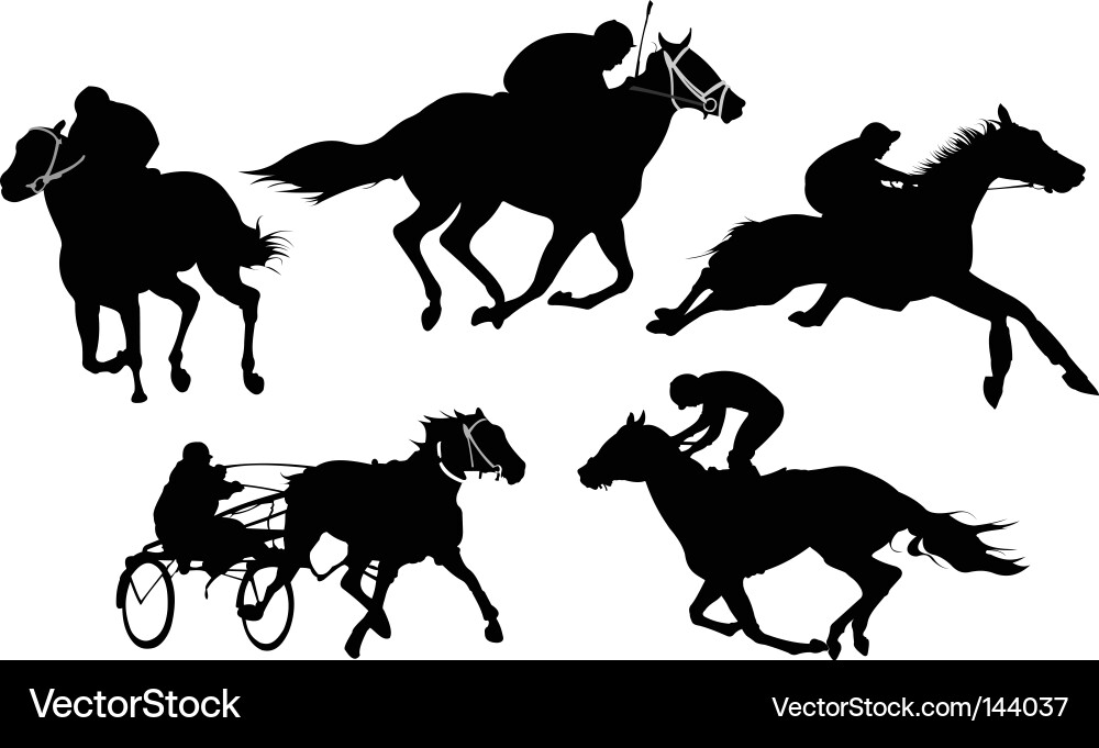 Horse Race Day vector image
