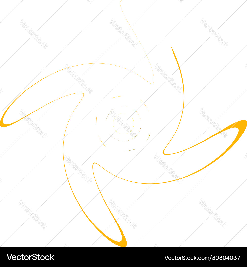 Monochrome cyclic cycle concentric rings revolved Vector Image