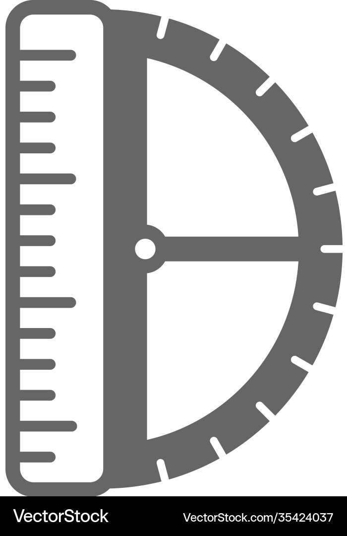 Set ruler tools icon engineering simple Vector Image