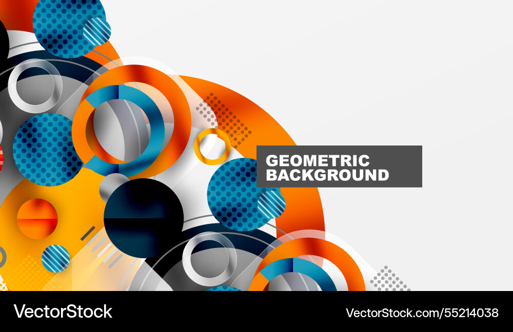 Abstract geometric background with overlapping Abstract geometric background with overlapping vector image