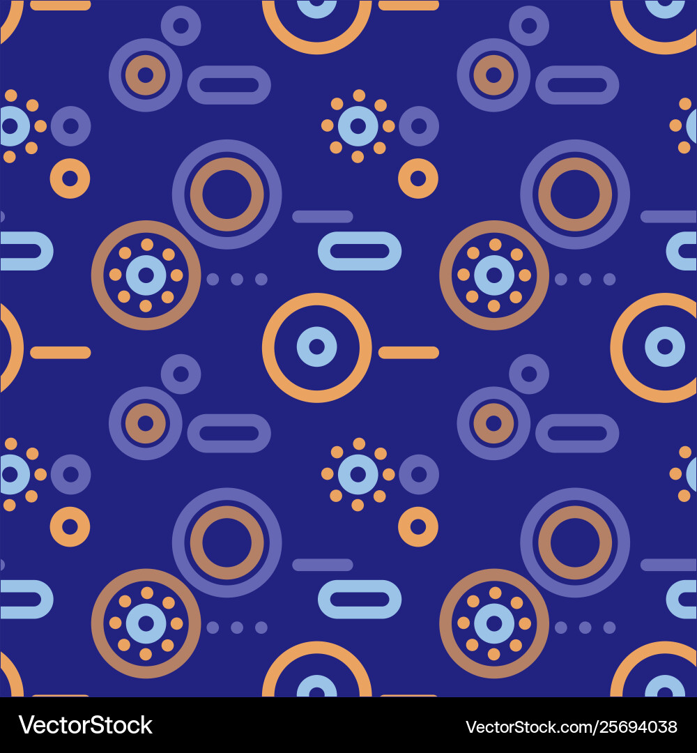 Abstract seamless pattern design with circular Abstract seamless pattern design with circular Vector Image