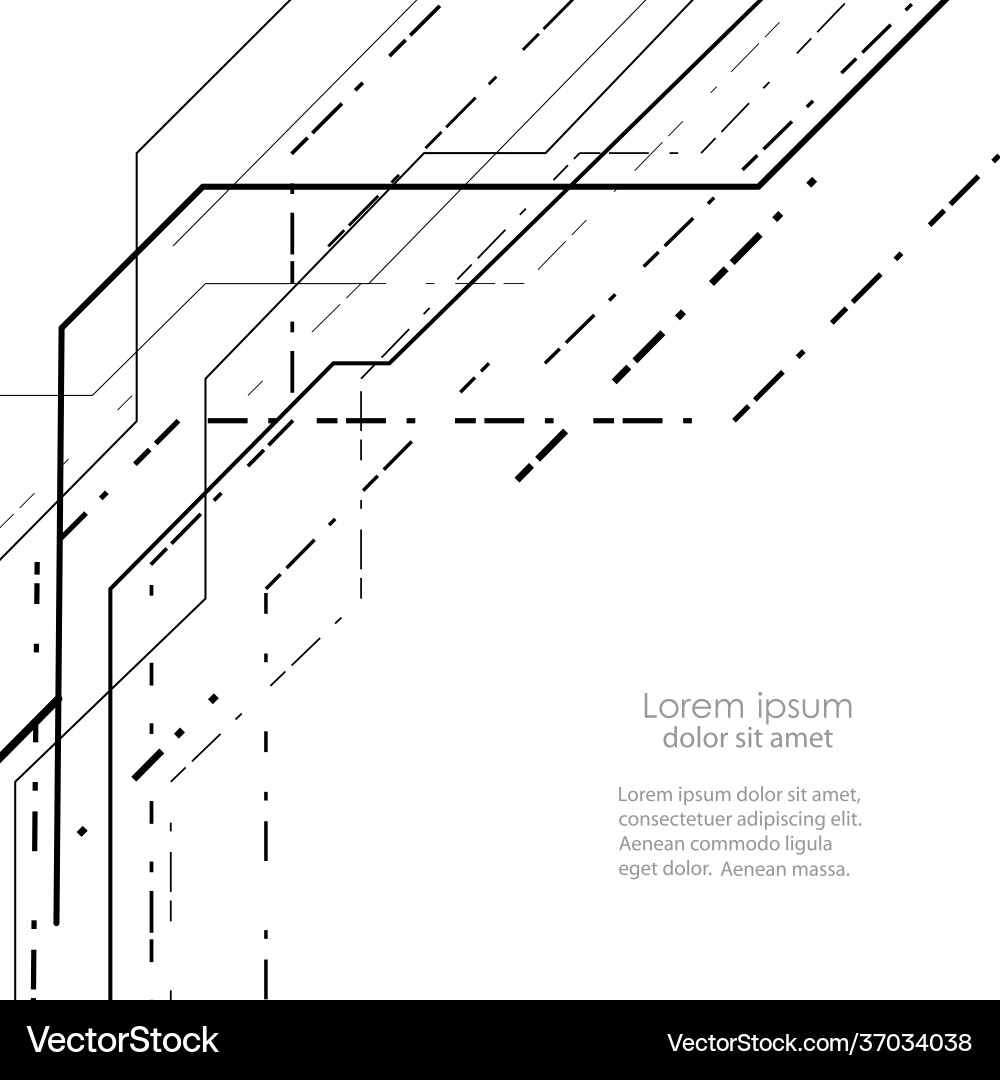 Digital Network Abstract vector image