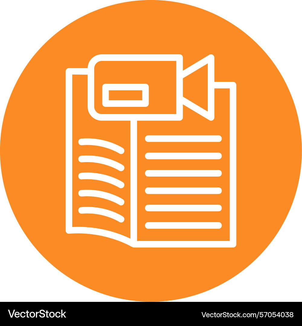 Learn zoom line circle style icon design vector image