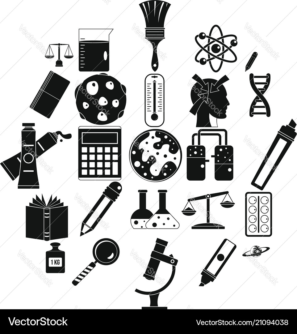 Magistracy icons set simple style Magistracy icons set simple style vector image