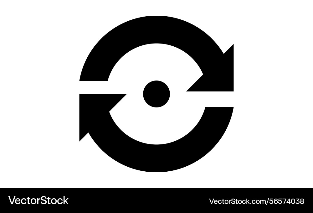 Reload icon design vector image